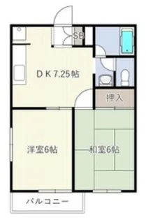木村ハイツ【2階】の間取り