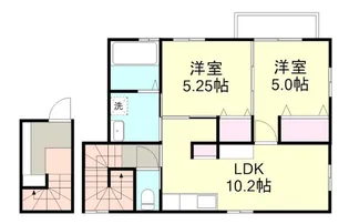 フォルティス四十瀬II 201号室【2階】の間取り