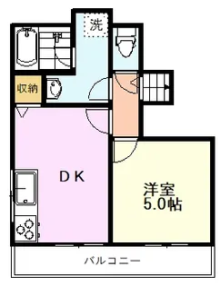 TKハイツ【2階】の間取り