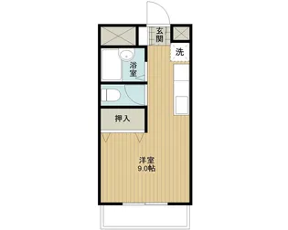 エステートピアクレスト【2階】の間取り