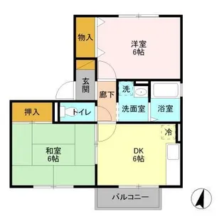 タントミール【1階】の間取り
