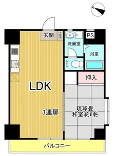 メゾンドゥカティ【4階】の間取り