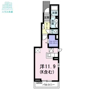 グランドソレイユ協和II【1階】の間取り