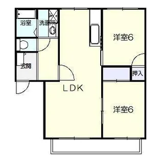 ビスタリー霧島 B棟【1階】の間取り