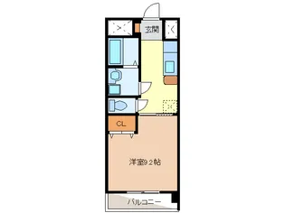 シンフォニー利平治上浜【4階】の間取り
