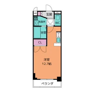プレディアスタイル白川公園【10階】の間取り