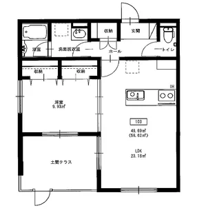 Culmine(コルミネ)【1階】の間取り