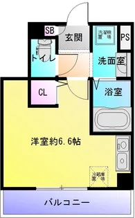 クレスト八尾【4階】の間取り