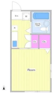 上田ハイツ【1階】の間取り