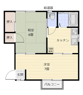 フォーブル松美ヶ丘【2階】の間取り