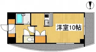 ジュネス天領II【6階】の間取り