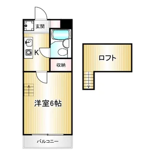 フラット東高円寺【2階】の間取り