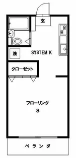 アインルーエ【3階】の間取り