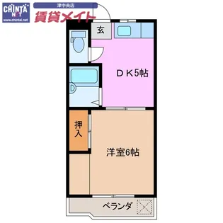 ブルージュ寿町【2階】の間取り