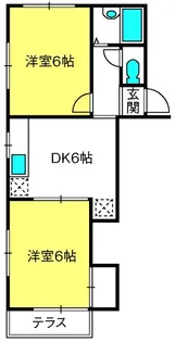 メゾンミワ【1階】の間取り