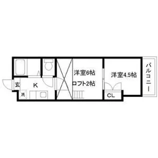 ソラーナ柴田【2階】の間取り