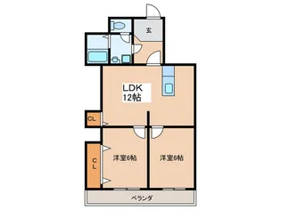 中村マンション【3階】の間取り