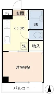 ランドスケープ駒場【2階】の間取り