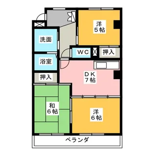 パストラーレ壱番館【1階】の間取り