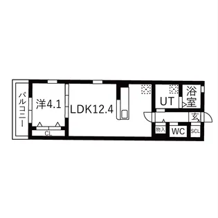 オルリオ【1階】の間取り