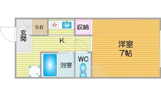 グランシャルム【6階】の間取り
