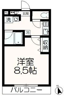 青木葉バーゼル館【1階】の間取り