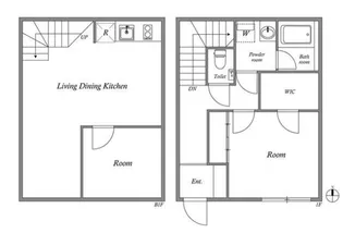 HJ PLACE神楽坂の間取り