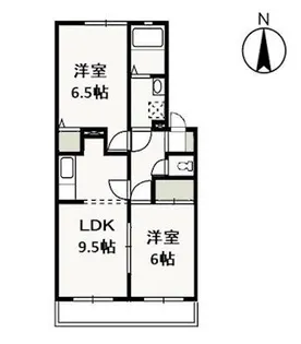 エトワール中井 A【1階】の間取り