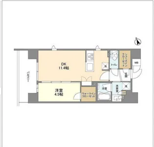 ドゥーエ入谷III【2階】の間取り