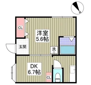 ポルシェ厚木旭町【1階】の間取り