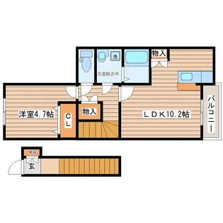 Top Range ARAI【2階】の間取り