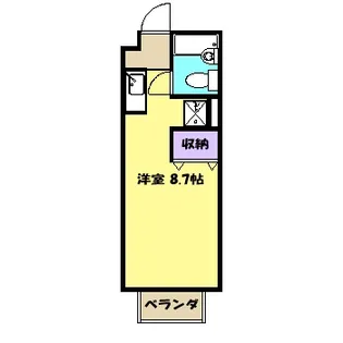 マンションカワサキ【3階】の間取り