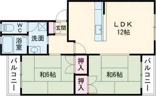 チェスナットコートII【1階】の間取り