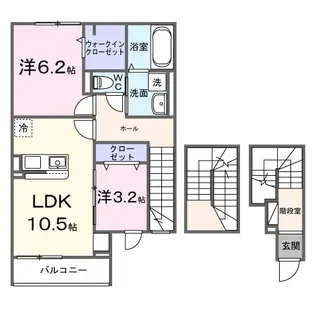 オリエンタルレジデンスVII【3階】の間取り