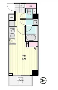 ヴィークブライト南麻布【3階】の間取り