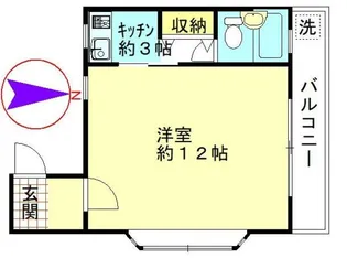 トミイハイツ【2階】の間取り