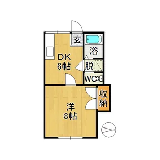 ラ・フォーレハイムA【2階】の間取り