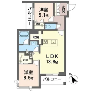 ウィステリアガーデン【3階】の間取り