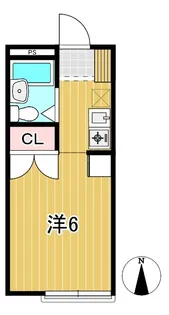 アリス日立第一【2階】の間取り