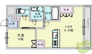 エスペランス【2階】の間取り