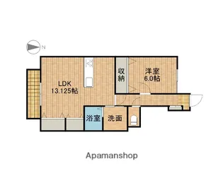 メモリーハイツ【1階】の間取り