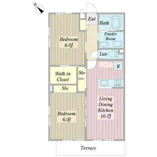 サンヴェール【1階】の間取り