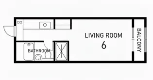 レス・プランディール【1階】の間取り