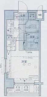 サンシティ月島アヴァンツァーレ【4階】の間取り