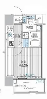 コスモグランス南品川【2階】の間取り