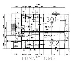 ベルサード【2階】の間取り
