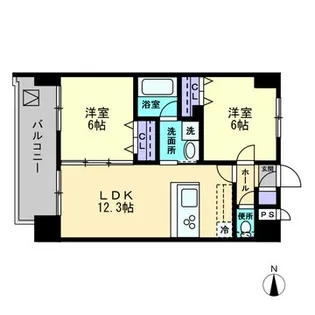 Arc Stage柳町【7階】の間取り
