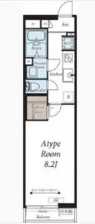 ヴィラ南大沢【1階】の間取り