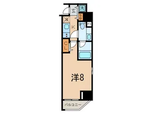 カーサスプレンディッド虎ノ門【14階】の間取り