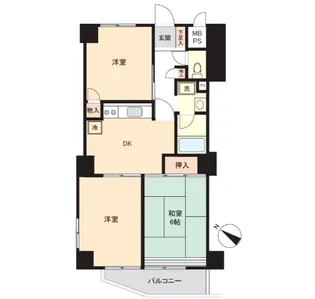 VIP日本橋浜町【11階】の間取り